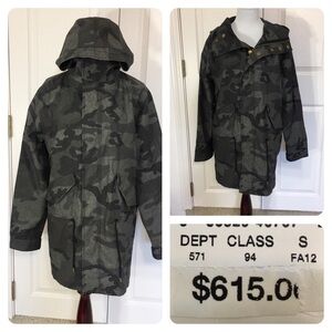 NWT! U Bloomingdales Camouflage Parka